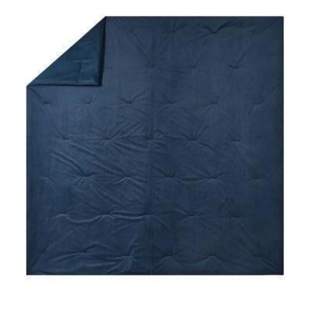 NWT Makers Collective Navy Blue corduroy Bedding Set